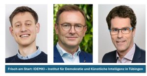 Neu: Wir gründen IDEMKI – ein Institut in Tübingen für Demokratie und Künstliche Intelligenz